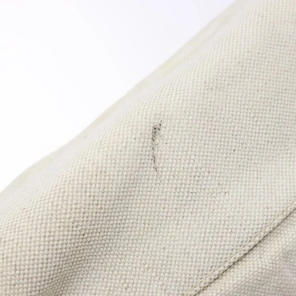 PRADA Shoulder Bag Canvas Leather Silver White Auth bs28706 - Picture 14 of 16